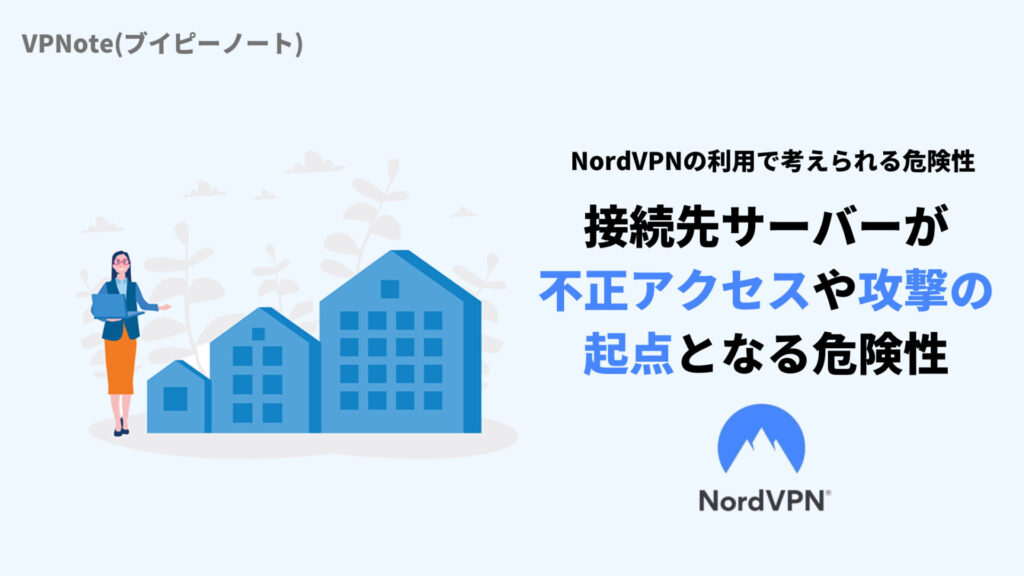 NordVPN不正アクセスや攻撃の起点