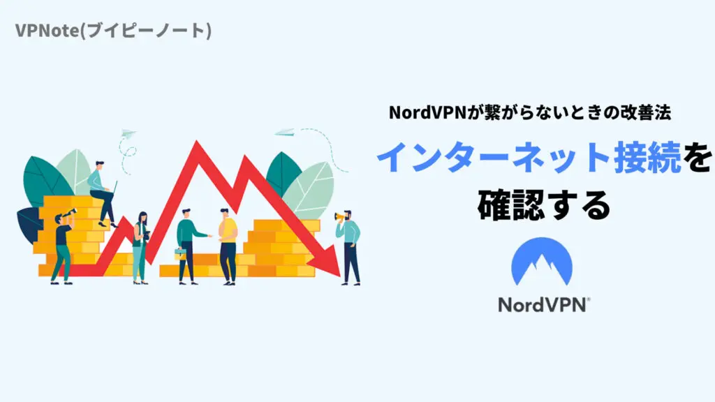 NordVPNインターネット接続を確認する