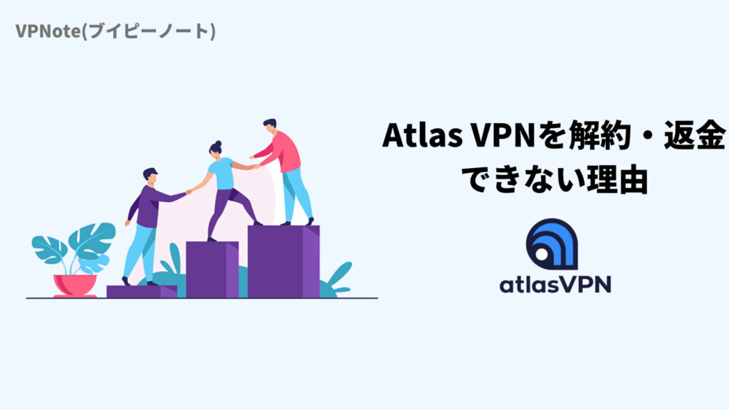 Atlas VPNを解約・返金できない