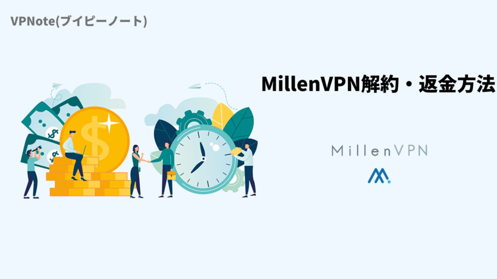 MillenVPN解約・返金方法